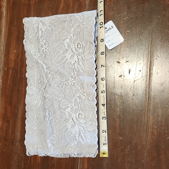 Lavendar Lace Bandeau Top (453) - Picture 3 of 3